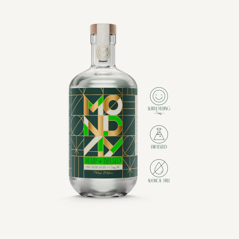 Monday Hemp Infused Zero Alcohol Gin